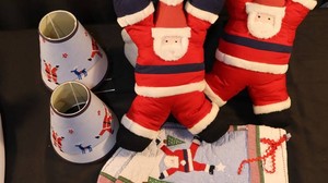 Pottery Barn Kids Santa Christmas Decor Mixed Lot