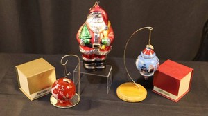 Department 56 Santa & Pier 1 Imports Ornaments Mixed Lot