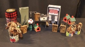 Department 56, Seasons of Cannon Falls & Rustic Cabin Decor Mixed Lot