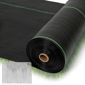 joyhalo 4ft x 300ft Heavy Duty Weed Barrier Fabric, 3.2oz Woven Geotextile