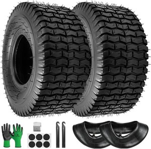 Parts Camp 15x6.00-6 Tire and Inner Tube Set with TR-13 Valve Stem