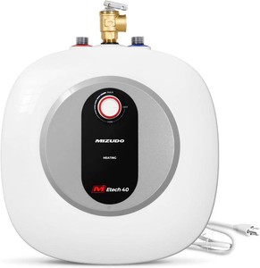 $190 Electric Tank Water Heater 4.0 Gal, 120V Mini Under Sink with Anode Rod