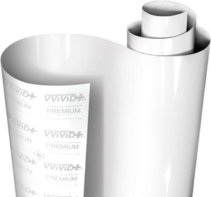 VViViD Ultra Gloss Premium Vinyl Car Wrap Film (10ft x 5ft, Gloss White)