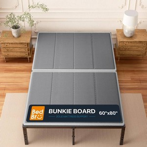 Bunkie Board Queen 10mm (60 x 80)   Gray Under Mattress Support, Anti-Sag & Noise-Free,Platform & Slatted Beds. Breathable Low Profile Bed Board for Metal Frame