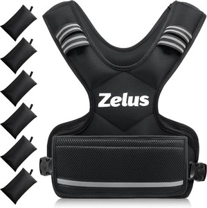 ZELUS Weighted Vest for Men Women,Adjustable 4-32lb Vest, Removable Weights