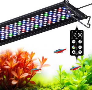 SEAOURA Aquarium Planted Light with 247 Timer for 48-54in Fish Tank