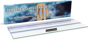 29.21x11.69 x0.16in Clear Tempered Glass Canopy
