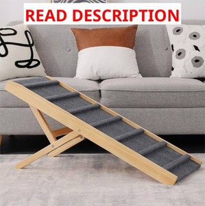 Large Dog Pet Ramp Stairs for Bed Couch Car Truck SUV,Dog Pet Ramp for Small Large Dogs Pets to Get on High Bed Truck Couch Sofa