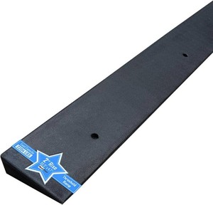 2 Rise Rubber Threshold Ramp - 2204 LBS Capacity, Non-Slip, Cuttable & Adjustable - Handicap Ramp for Wheelchair Scooter Stroller - Driveway Curb Ramps for Doorways 2 Rise (39.3x4.7)