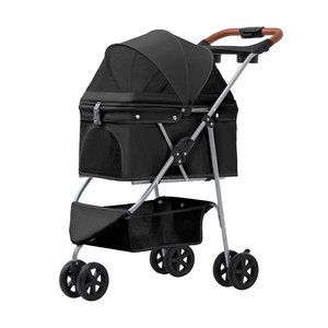Pet Stroller for SmallMedium Dogs and Cats,Black