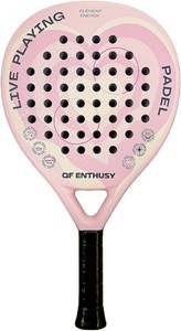 Padel Racket, Carbon Fiber Surface Padel Racquet, Lightweight, Ideal for TrainingMatches