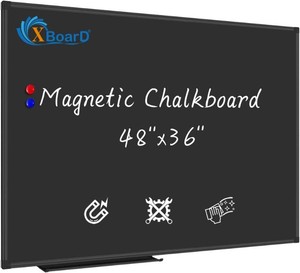 XBoard Magnetic Chalkboard Blackboard 48 x 36 Inches