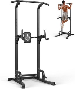 $150 SPORTSROYALS Free Standing Pull Up Bar, Power Tower for Home Gym Training