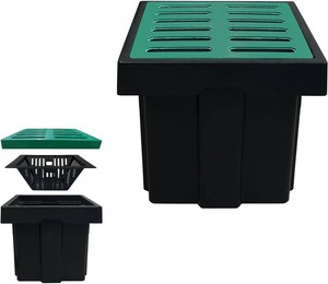 A15 18x18x15in. Catch Basin with Fiber Glass Grate
