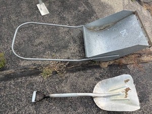 Snow Pusher and Scoop Shovel