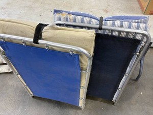 Pair of Folding Camping Cots
