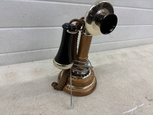 Reproduction Candle Stick Phone (oak)
