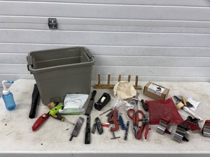 Clamps, Tin Snips Assorted Tools and more