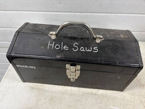 Tool Box with Hole Saws