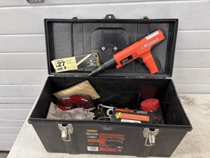 Ramset Fastner Gun with Tool Box and Hardware