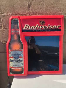 Vintage Budweiser Light Up Bar Sign