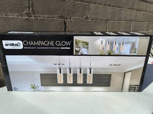 Artika Champagne Glow 4- Light Pendant