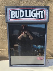 Vintage Bud Light Lighted Menu Board