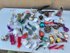 Large Lot of Ornaments-Birds
