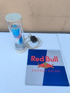 Red Bull-Floating Can Display Lamp and Tin Sign
