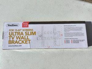 VonHaus Ultra Slim TV Wall Bracket-NEW