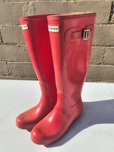 HUNTER Rain Boots-Red-EU 39