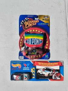 Winners Circle- Jeff Gordon diecast car and Hotwheels Valvoline car-NEW