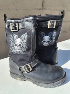 Black Leather Xelement Womens Boots Size 8.5