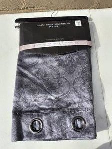 Grommet Curtain Window Panel Pair-Blackout-NEW