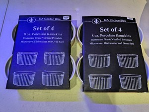 BIA Cordon Bleu - 8 Total Porcelain Ramekins
