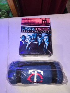 Law & Order Detective Game & Twins Fleece throw blanket -Lot of 2