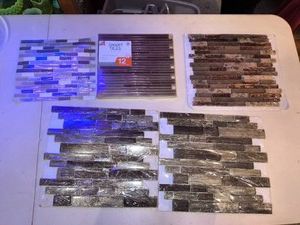 Antico Pewter Interlocking Tiles, Smart Tiles, Mosaic Tiles -Lot of 5