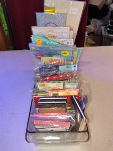 WHOLE BOX of Scrapbooking Embellishments, Decorative Notepads