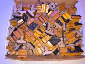 Letter Stamps - Lot of 83 Pieces