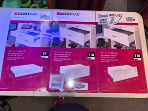CLOSETMAIDS Selectives - T9 & (2) T10 -Lot of 3 Drawers