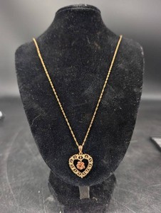 14k Gold Heart Pendant Necklace