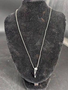 14K Gold Necklace & Diamond Pendant