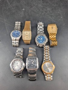 Mixed Watch Collection - Seiko, Fossil & Lorus (Lot of 7)