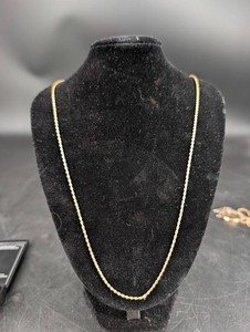 14k Rope Chain Necklace 4.25g