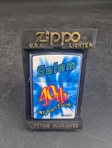 Vintage Zippo Salem 40th Anniversary Lighter