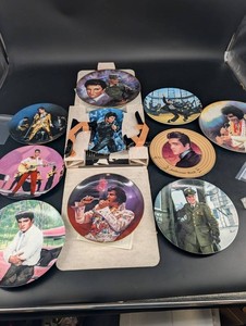 Elvis Presley Collector Plate Collection (Lot of 10)