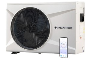 Aquastrong HEX035 35,000 BTU PRO Heat Pump For 9,000 Gallons Swimming Pools 120V