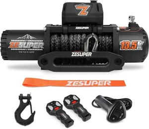13500 lb 12V Electric Winch IP68 Waterproof for Jeep Trailer Truck