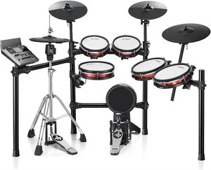 Donner Electric Drum Set DED-300 Pro, Electronic Drum Kit Adult, Professional Full Size 6-Drum