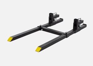 Heavy Duty 2000 Lbs Clamp-On Pallet Forks, 60 Steel Attachments for Tractor, Sk
